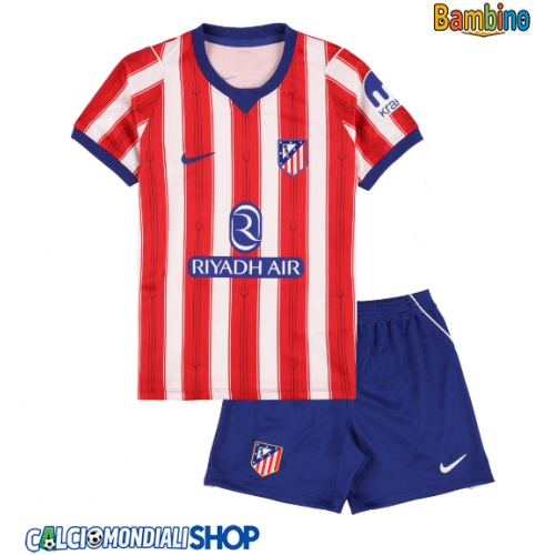 Maglie da calcio Atletico Madrid Prima Maglia Bambino 2026-27 Manica Corta + Pantaloni corti)